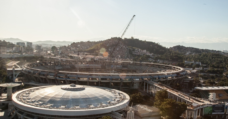 A última medição oficial realizada no Maracanã, feita em 30 de junho de 2012, registrou avanço físico de 59% na reforma do estádio