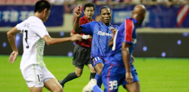 Destaque da última Liga dos Campeões pelo Chelsea, Drogba está infeliz na China - AP