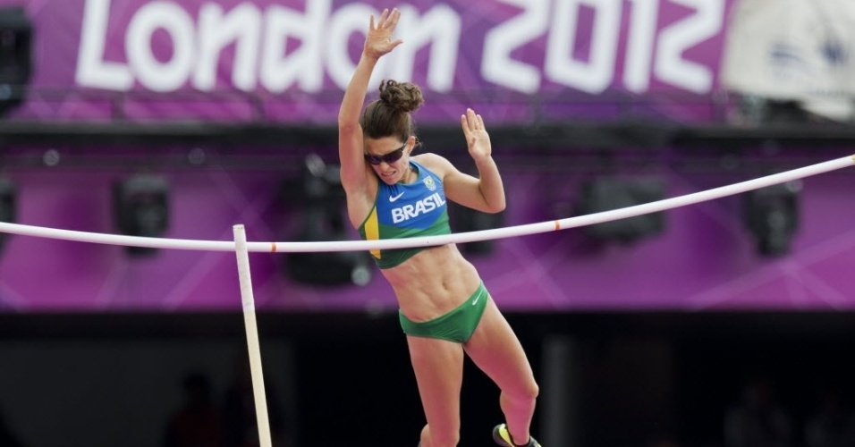Fabiana Murer falha em tentativa de salto; brasileira ficou em 14º na eliminatória e não avançou à final