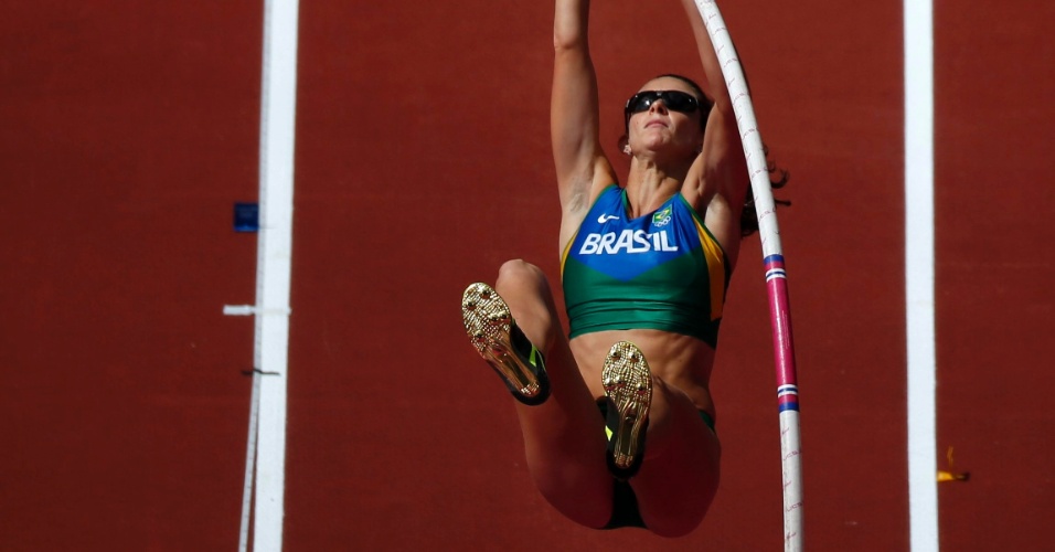 Fabiana Murer faz tentativa em eliminatória do salto com vara nos Jogos Olímpicos