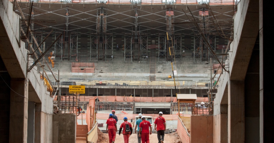 O Mineirão terminou julho de 2012 com 70% das obras concluídas. A arena será palco de três partidas da Copa das Confederações de 2013 e de outras seis da Copa do Mundo de 2014
