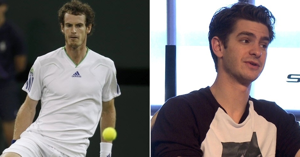 O sósia de Andy Murray é o "Homem Aranha" Andrew Garfield