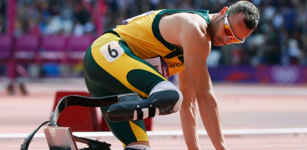 Pistorius é um dos grandes destaques da Paraolímpiada por também ter competido nos Jogos Olímpicos