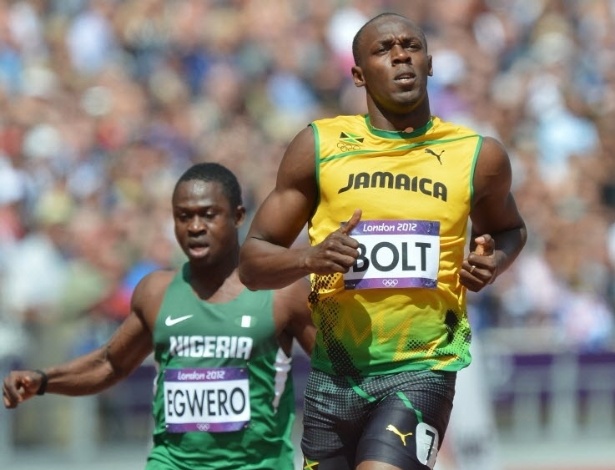 Usain Bolt core nas eliminatórias dos 100 m rasos; jamaicano venceu com facilidade