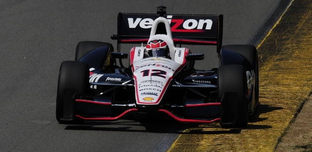 Will Power acelera seu Penske pelo circuito de Mid-Ohio durante treino de classificação - Robert Laberge/Getty Images/AFP