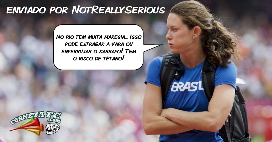 Dê o que falar: Sugira uma desculpa esfarrapada para Fabiana Murer não competir em 2016 