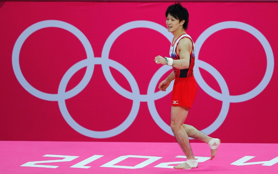 Kohei Uchimura sai otimista de sua apresentação no solo; ginasta japonês ficou com a prata na final do aparelho