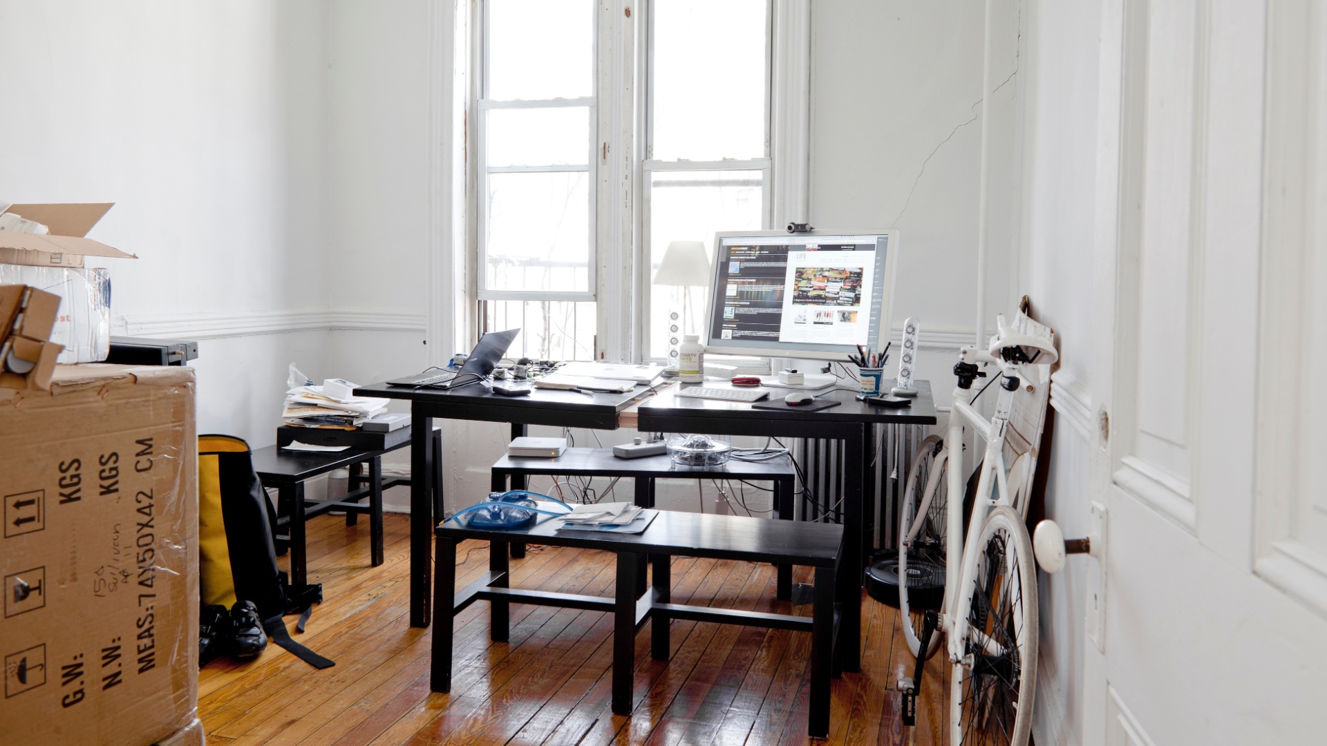 Apartamento de 39 m² em NY tem paredes móveis e 102 m² de área útil, pela modificação dos ambientes (Imagem do NYT, usar apenas no respectivo material) - Trevor Tondro/ The New York Times