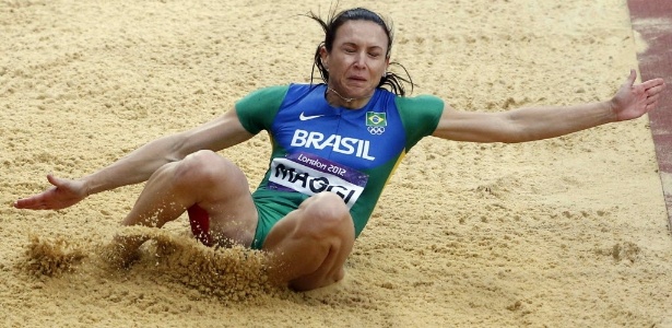Maurren Maggi cai na caixa de areia nas eliminatórias do salto em distância; brasileira foi eliminada nas eliminatórias
