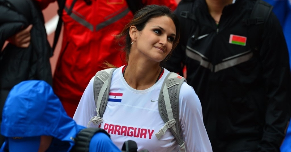 Musa paraguaia Leryn Franco se despediu dos Jogos de Londres após ficar em 34º no lançamento de dardo