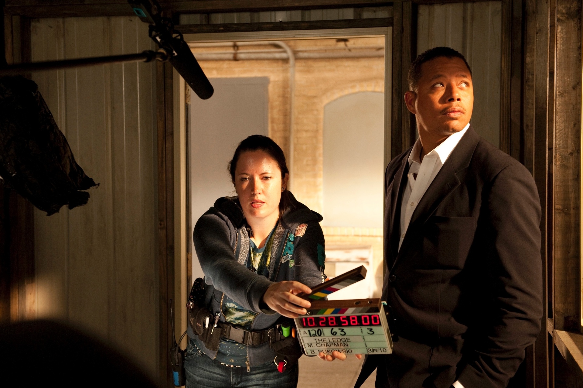 O indicado ao Oscar Terrence Howard nas gravações de "A Tentação" - Divulgação