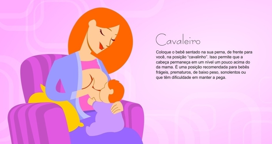 Posição para amamentar: cavaleiro - Rogério Doki/UOL