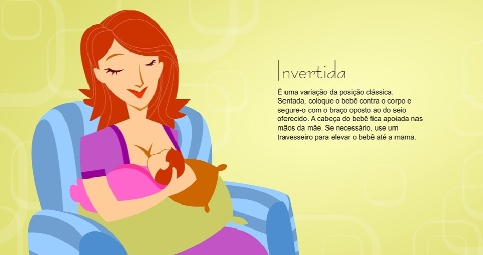 Posição para amamentar: invertida - Rogério Doki/UOL