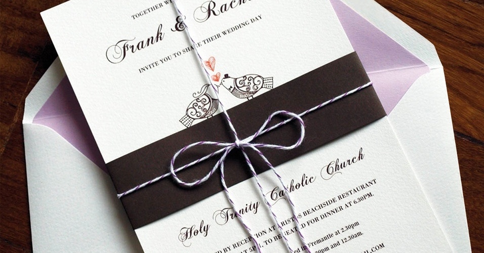 Imagem para matéria de convites de casamento - Phatt Design/Divulgação