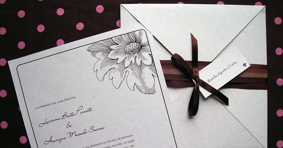 Imagem para matéria de convites de casamento - Galeria de Convites/Divulgação