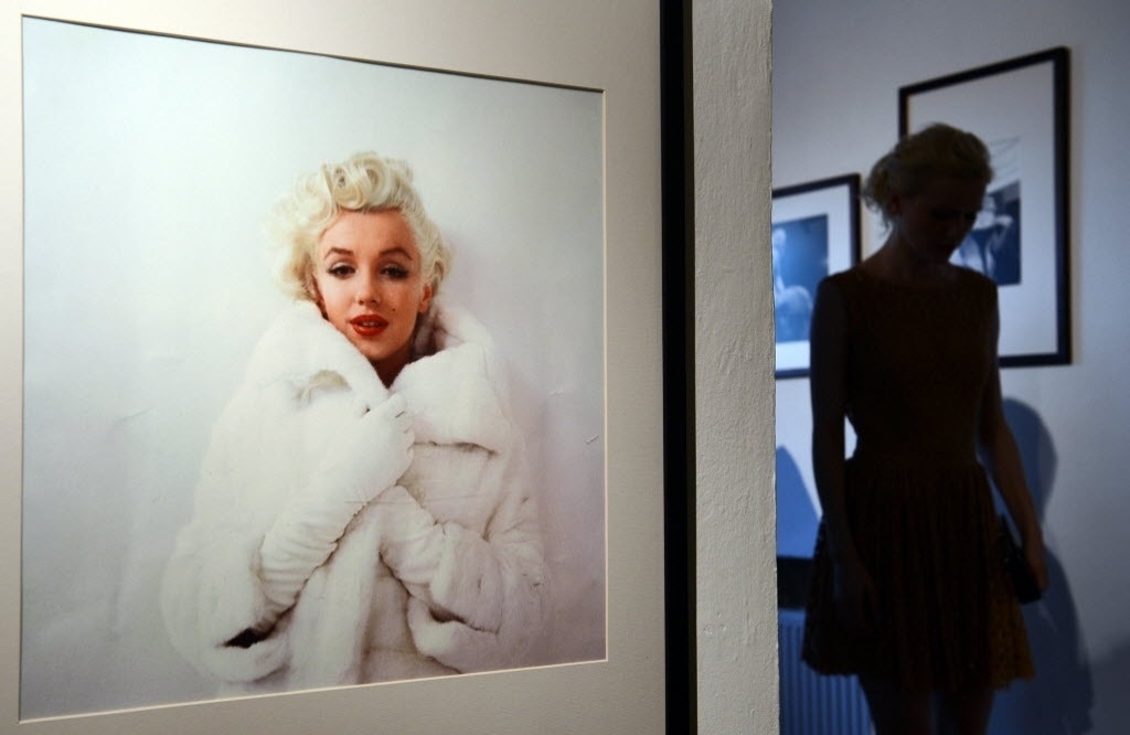 O pagamento desta dívida veio através de uma coleção de 4 mil fotografias, que inclui retratos de Frank Sinatra, Liza Minnelli, Marlene Dietrich, Paul Newman, Alfred Hitchcock e Marlon Brando (9/8/12) - Janek Skarzynski/AFP