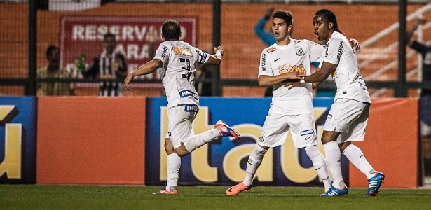 Patito marcou um gol pelo Santos, mas iniciou as dançinhas em gols de Neymar - Leonardo Soares/UOL