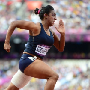 Síria Ghfran Almouhamad, que competiu nos 400 m com barreiras, foi pega no exame anti-doping de Londres - undefined