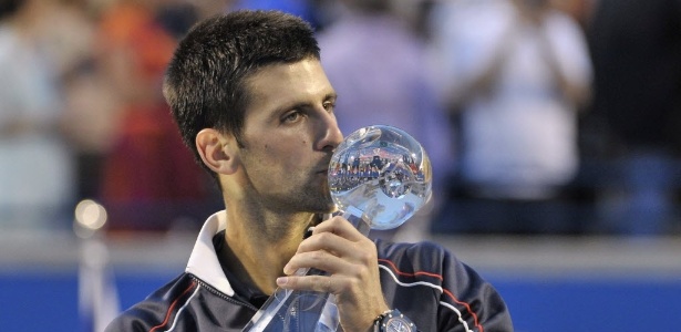 Djokovic comemora título no Masters 1000 de Toronto após vitória sobre Richard Gasquet - Mike Cassese/Reuters