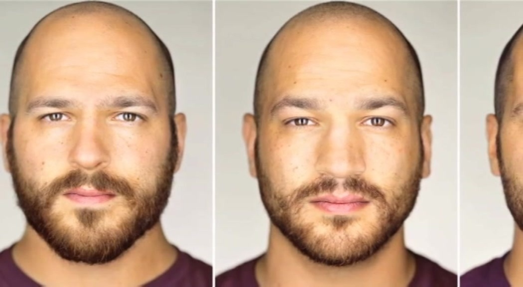 Imagens de Martin Schoeller registram gêmeos com mesma expressão - BBC