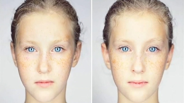 Imagens de Martin Schoeller registram gêmeos com mesma expressão - BBC