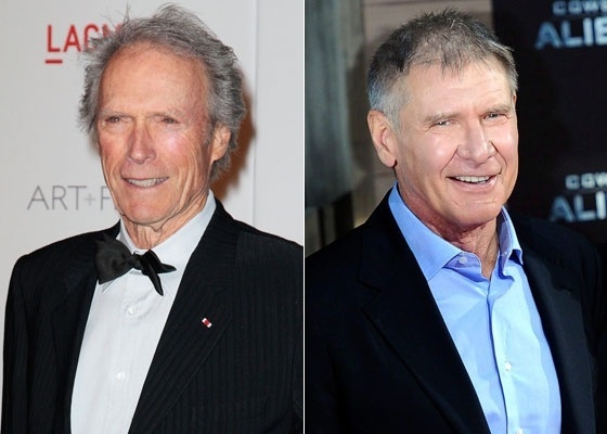 Clint Eastwood e Harrison Ford estão cotados para participar de "Os Mercenários 3" - Reuters/EFE/Montagem