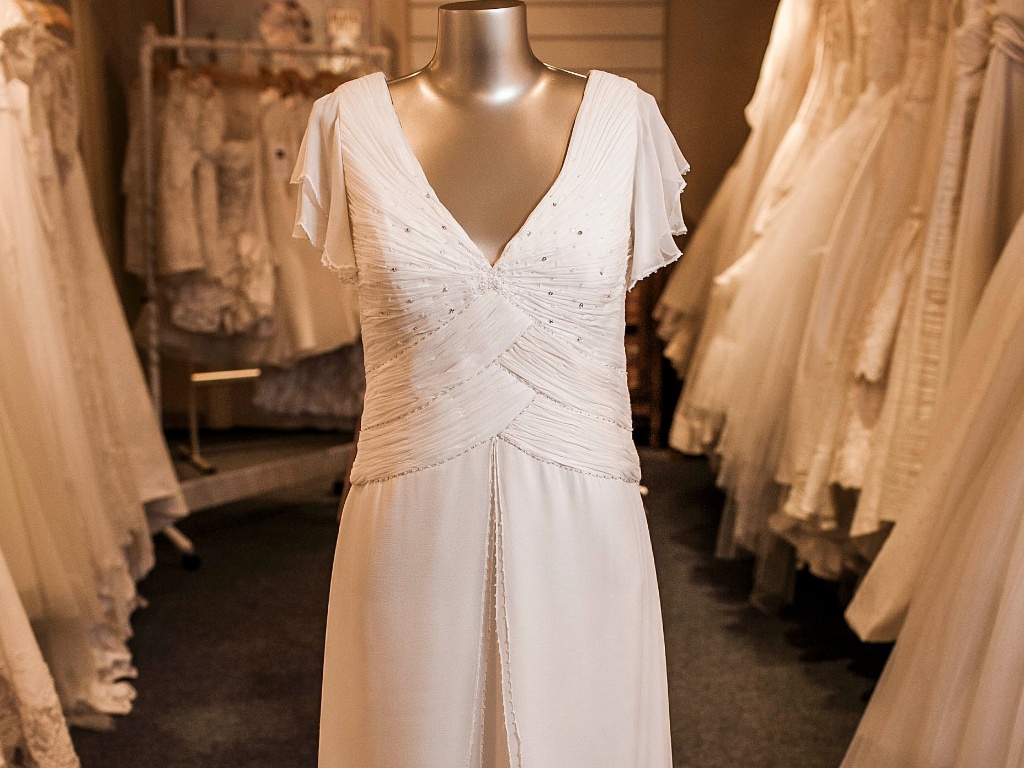 Vestido da loja Black Tie para noivas plus size  - Leonardo Soares/UOL