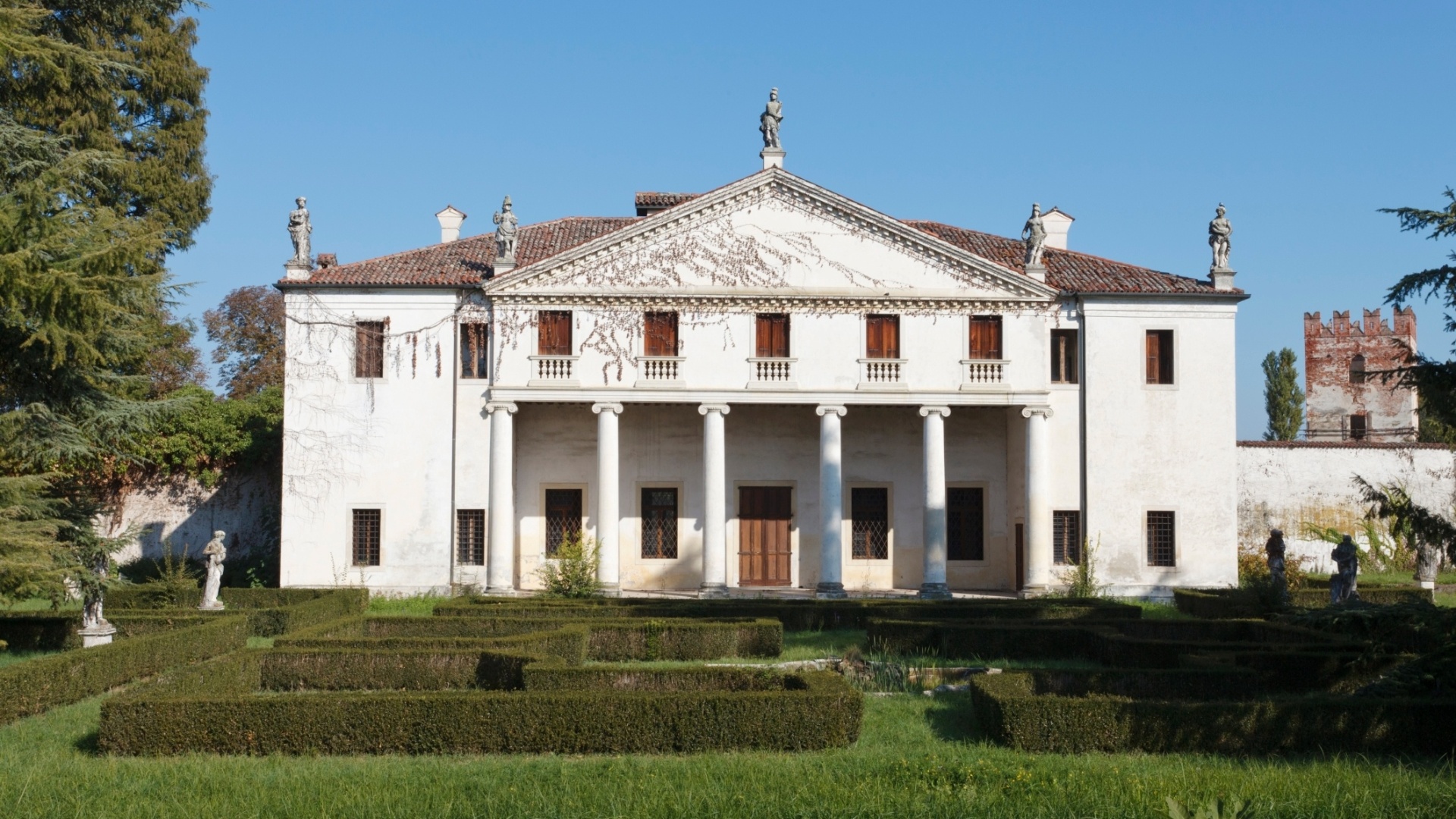 Villa Valmarana Scagnolari Zen (ou apenas Villa Valmarana) é um exemplar de construção renascentista, projetada pelo italiano Andrea Palladio - Getty Images