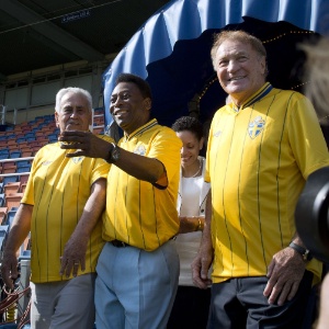 Pelé evitou criticar os jogadores da seleção brasileira; Mazzola cornetou Neymar - JONATHAN NACKSTRAND/AFP