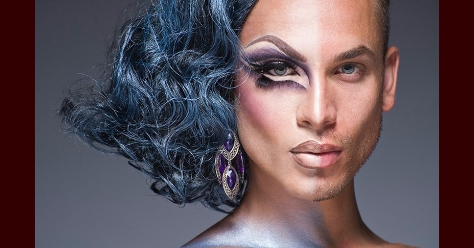 Falando da diferença entre os dois projetos, ele diz que em Half Drags quis explorar a questão de gênero e não apenas identidade - Half Drag/ Leland Bobbé