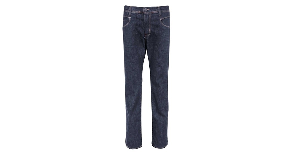 Calça jeans de modelagem reta e lavagem média; R$ 79,90, na Renner (Tel.: 11 2165-2800) Preço pesquisado em agosto de 2012 e sujeito a alteração  - Divulgação
