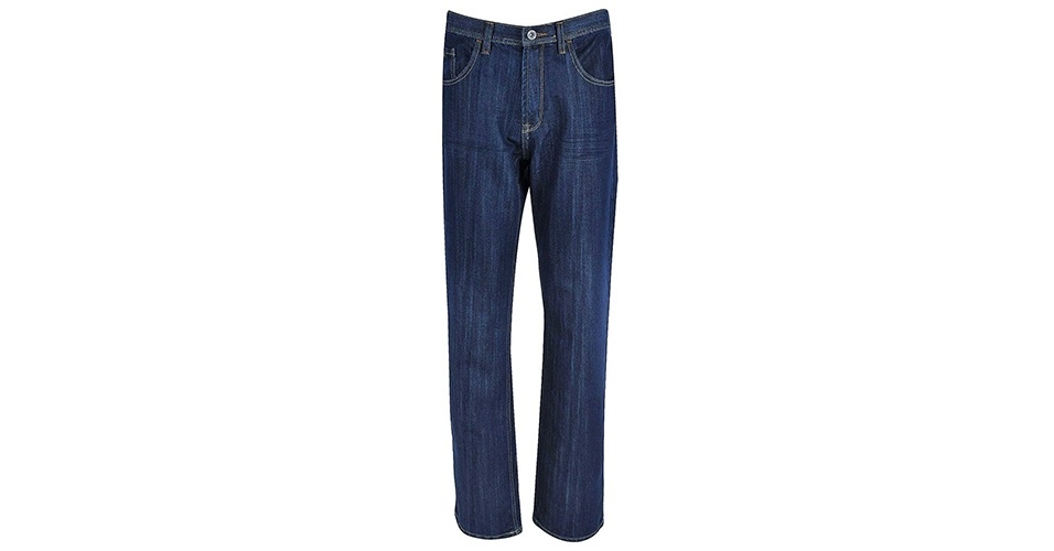 Calça jeans de modelagem reta e lavagem média; R$ 89,90, na Renner (Tel.: 11 2165-2800) Preço pesquisado em agosto de 2012 e sujeito a alteração  - Divulgação