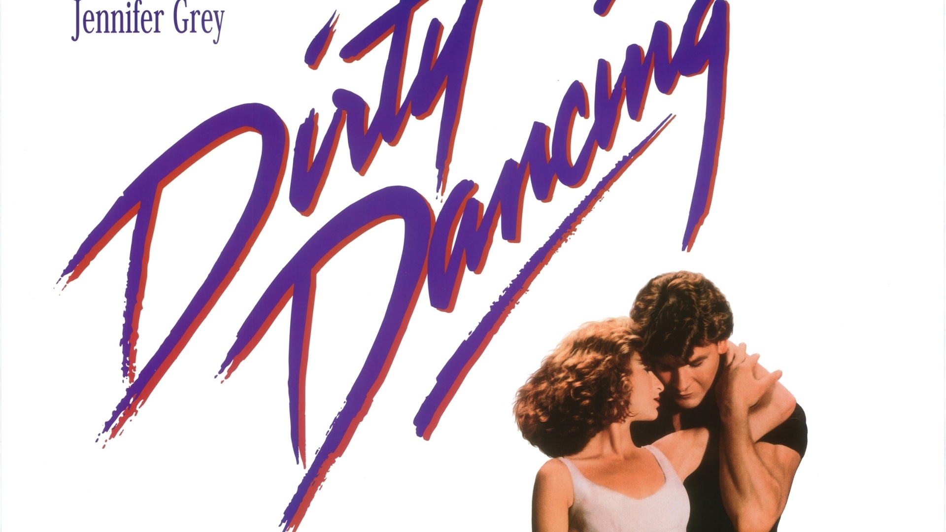 Capa americana de "Dirty Dancing", lançado em 21 de agosto de 1987 nos Estados Unidos com Jennifer Grey e Patrick Swayze nos papéis principais  - Reprodução