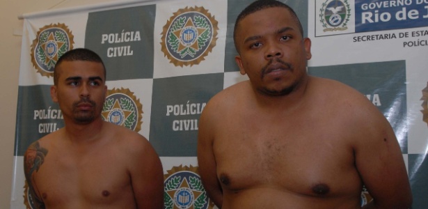 Daniel Monteiro Abreu (e) e Alessanderson Piedade Motta, suspeitos de matar vascaíno - Fábio Teixeira/AE/AE