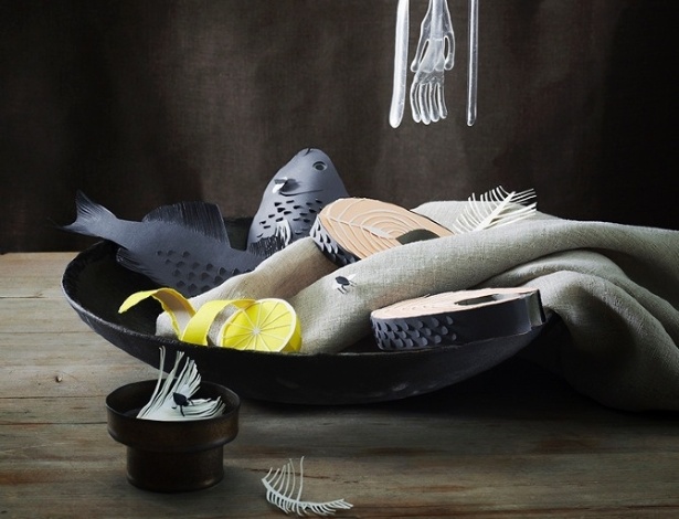 O trabalho de recortes da sueca Fideli Sundqvist envolve em sua produção design, fotografia e recorte - Reprodução/Fidelisundqvist.com