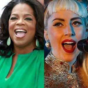 A apresentadora Oprah Winfrey e a cantora Lady Gaga estão entre as mulheres mais poderosas do mundo