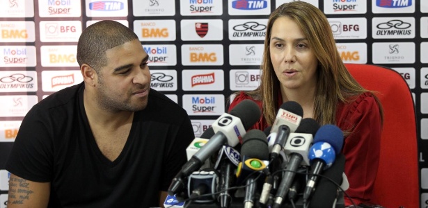 Adriano não recebeu a quantia prometida pela presidente Patricia Amorim em contrato - Alexandre Vidal/Fla Image,