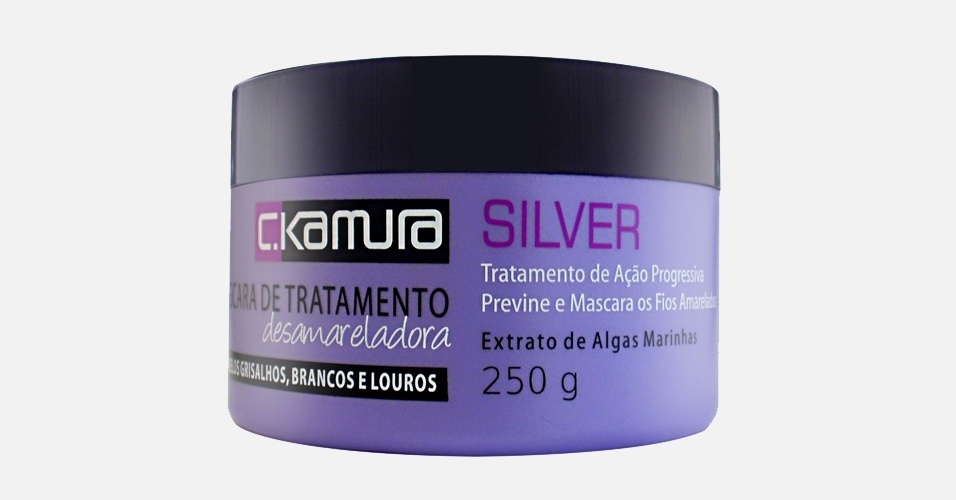 Máscara Desamareladora Linha Silver, C.Kamura - Divulgação