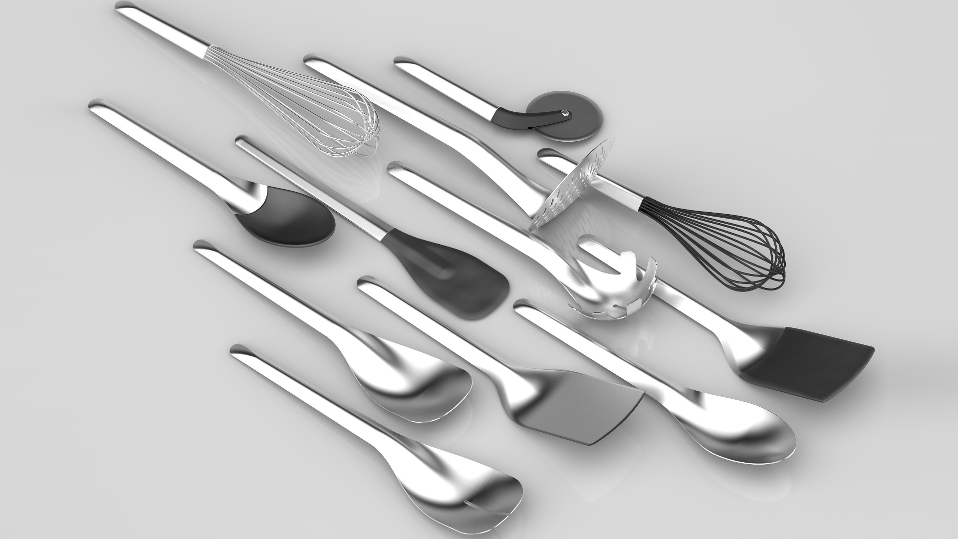 Utensílios criados por Todd Bracher e expostos no MCB de 23 de agosto a 21 de outubro de 2012  - Divulgação