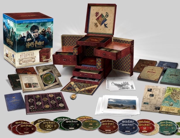 Box de "Harry Potter" que será lançado no Brasil inclui material exclusivo do filme - Divulgação