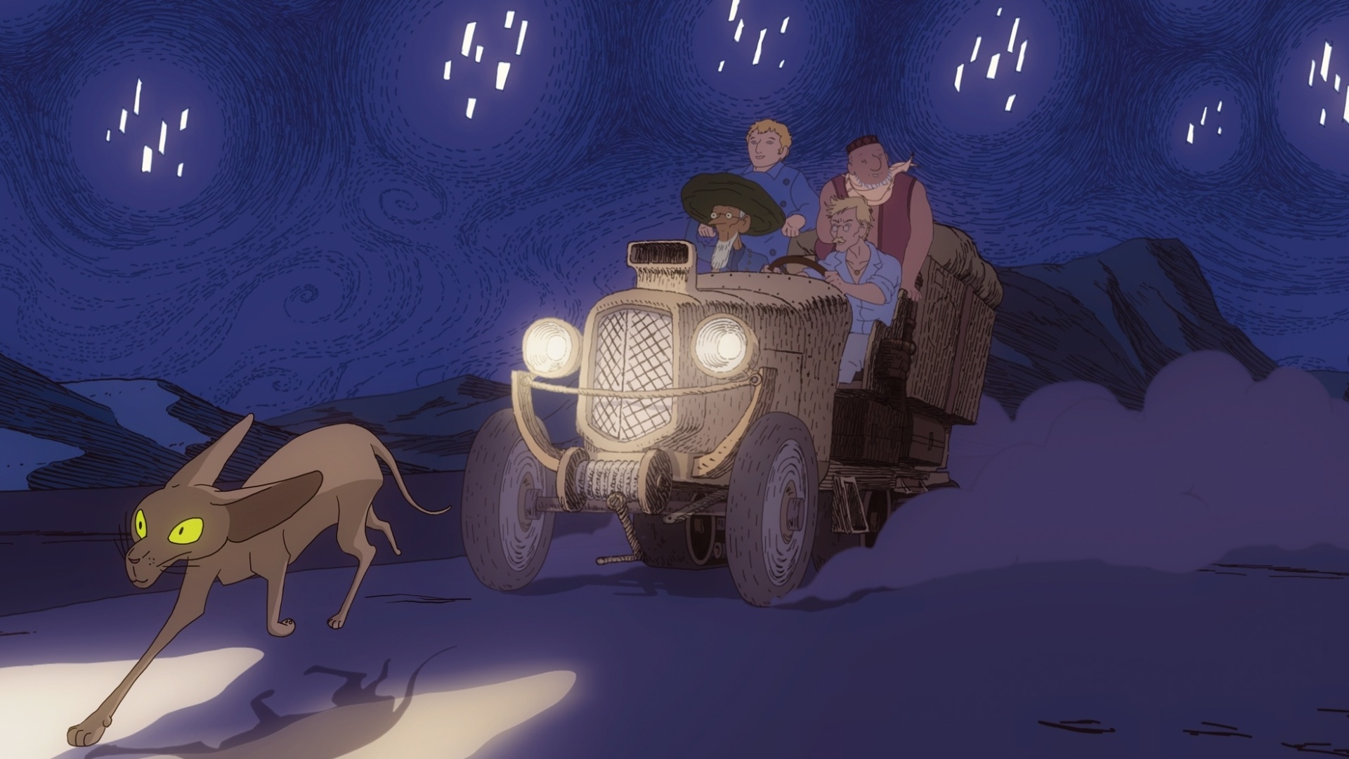 Cena de "O Gato do Rabino" - Divulgação