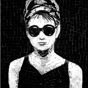A personagem Holly Golightly, que foi vivida pela atriz Audrey Hepburn no filme "Bonequinha de Luxo" (1961), ganhou sua versão de bilhetes de metrô de Nova York (24/8/12) - Nina Boesch/www.metrocardyourself.com