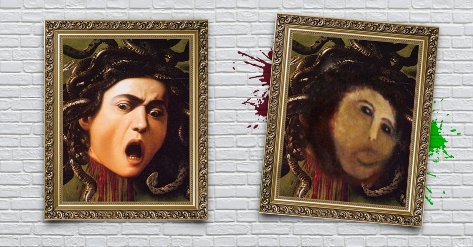"Medusa Murtola", de Michelangelo Merisi de Caravaggio - Arte/UOL