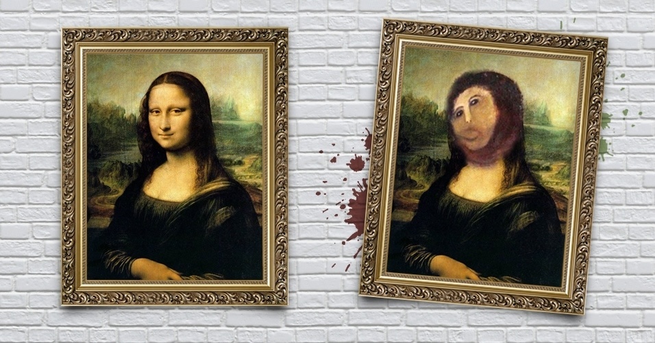 "Monalisa", de Leonardo Da Vinci  - Arte/UOL