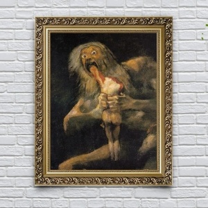 "Saturno Devorando Um Filho", Francisco de Goya - Arte/UOL