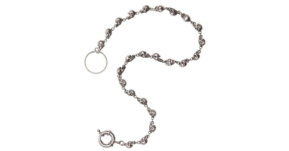 Corrente em prata oxidada; R$ 768, de Raphael Falci (Tel.: 11 3073-0389) Preço pesquisado em agosto de 2012 e sujeito a alteração - Divulgação