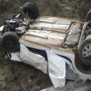 Veículo onde estava Ivanilson da Silva Lima capotou na estrada no interior de Goiás - PRF-DF