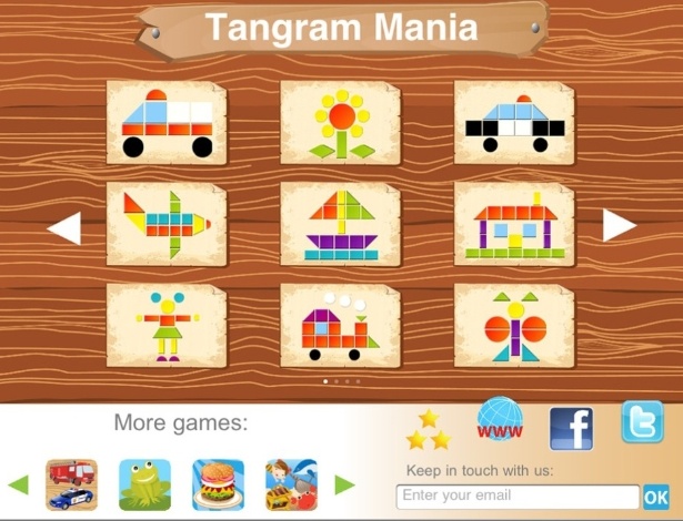 Cinco e seis anos - Tangram Mania - Divulgação