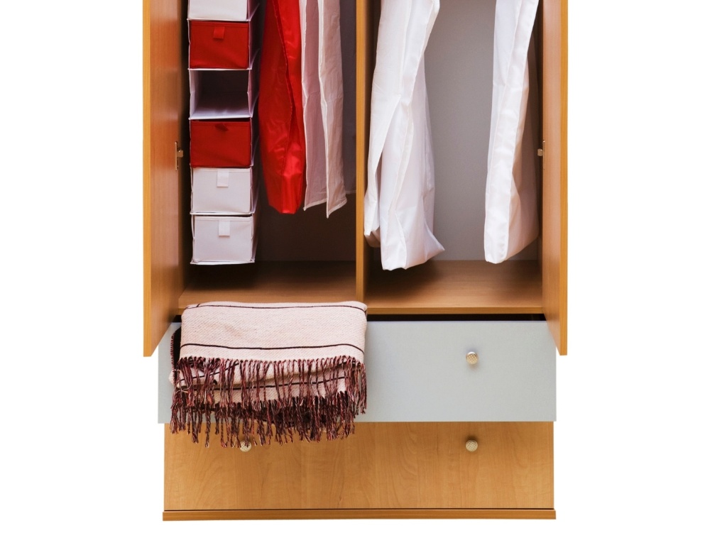 Guarda-roupa com as portas abertas - Getty Images