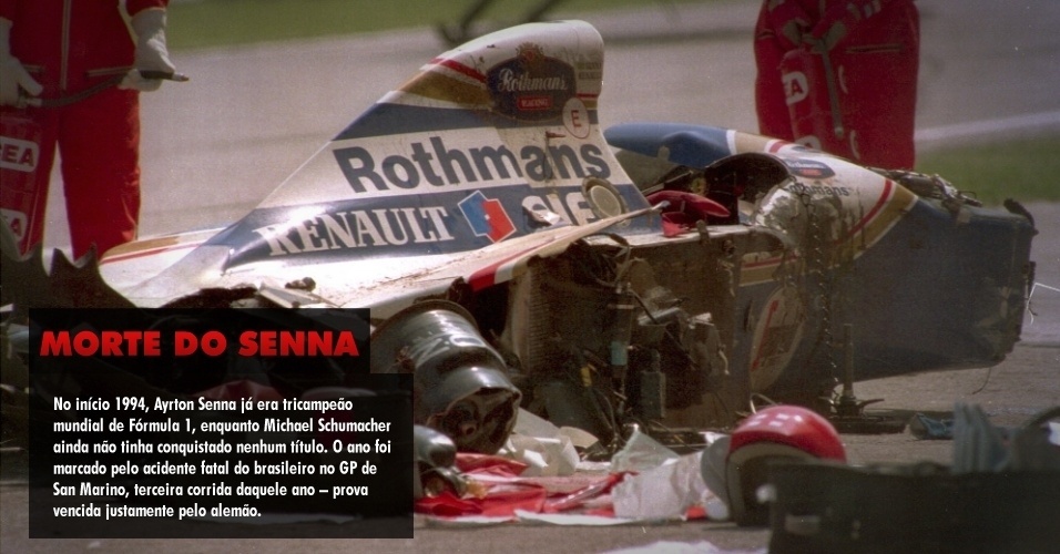 No início 1994, Ayrton Senna já era tricampeão mundial de Fórmula 1, enquanto Michael Schumacher ainda não tinha conquistado nenhum título. O ano foi marcado pelo acidente fatal do brasileiro no GP de San Marino, terceira corrida daquele ano ? prova vencida justamente pelo alemão. 